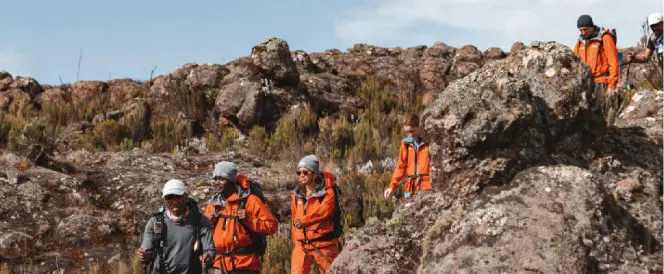 Trasa Machame – den 3 – Trek z Machame Camp do Shira Camp
